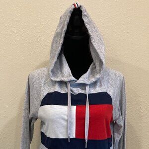 Tommy Hilfiger Long Sleeve Knit Hoodie Womens Size Small Long Sleeve Lightweight